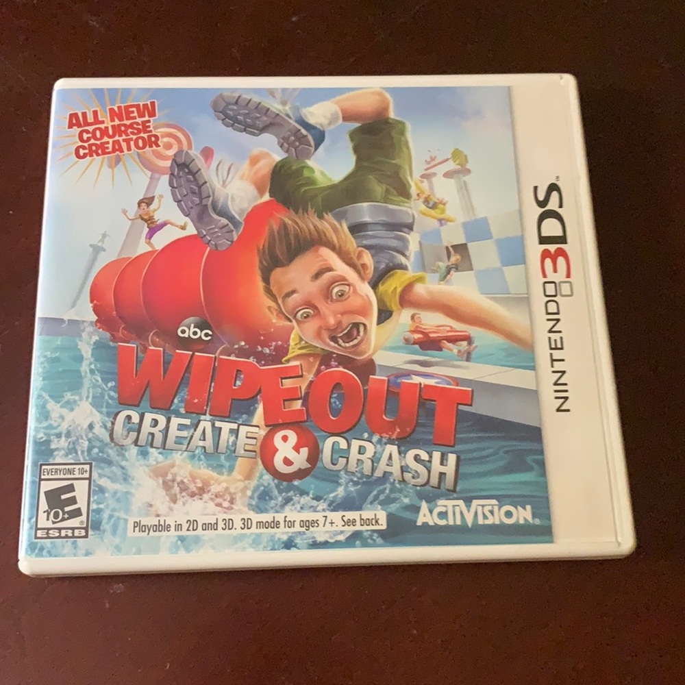 Wipeout create and crash (3ds game)
